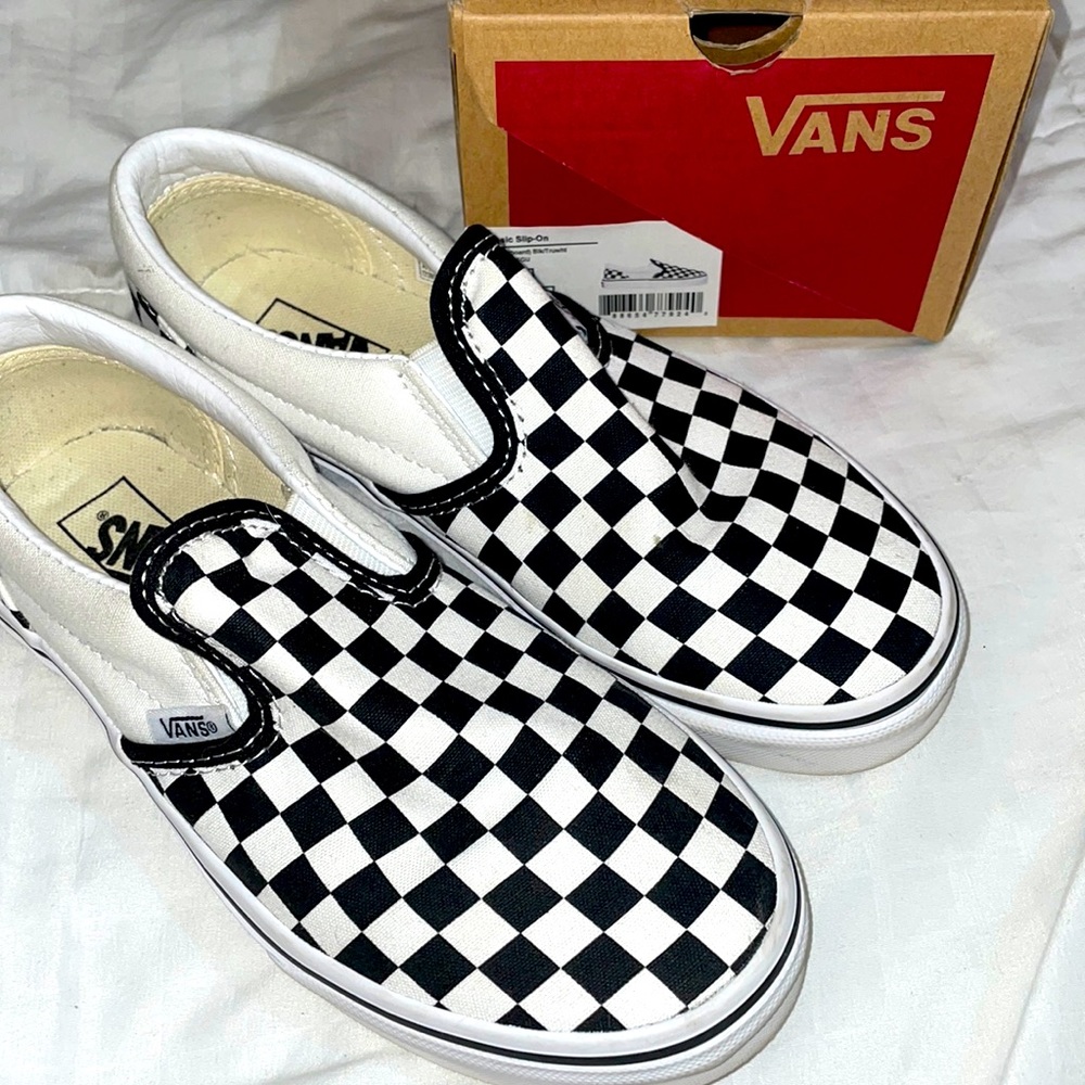 Classic slip on Vans Black and white checkered unisex
